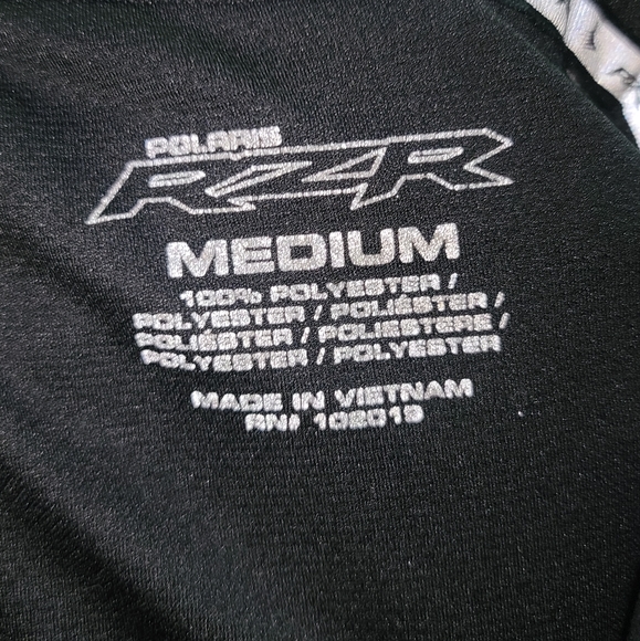 Polaris RZR T-shirt, Women's size Medium, Black & Grey - Picture 5 of 5